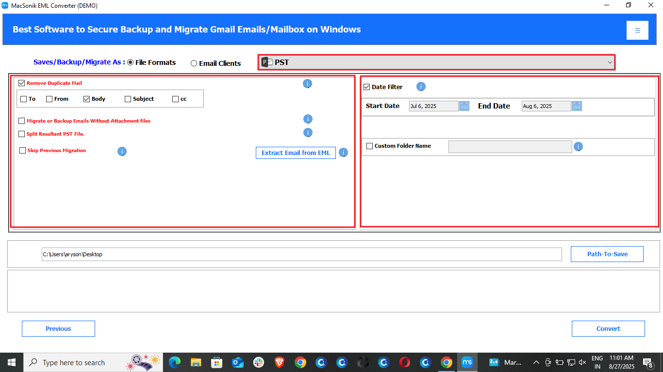Proven Solutions to Convert EML to PST Format in Bulk