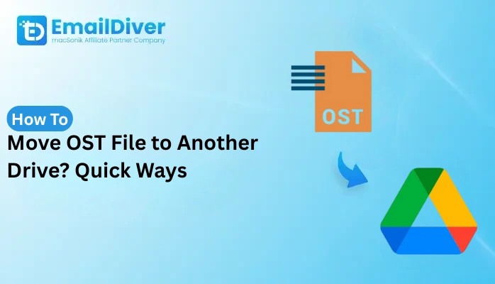 Move OST File to Another Drive