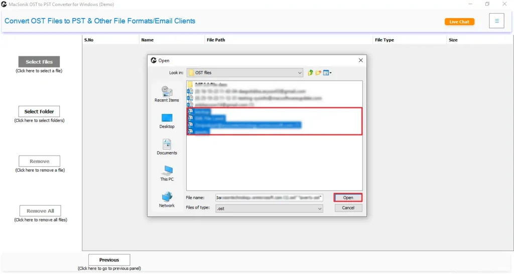 Import OST to Google Workspace