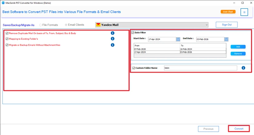 Use advanced features.