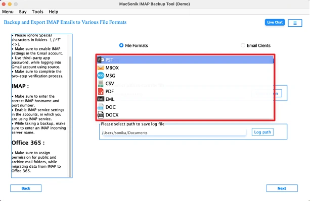 choose PST from the dropdown
