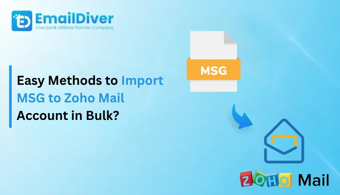 Import MSG to Zoho Mail